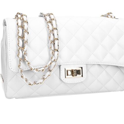 Borsa in pelle pierre cardin savage con tracolla oro e accessori oro 1371_SAVAGE
