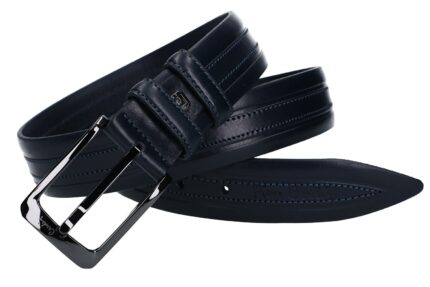 CINTURA UOMO PIERRE CARDIN PELLE CON INCISIONI MADE IN ITALY