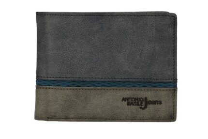 Psb30 8806 Portafoglio Uomo Con Portamonete E Patta E Retina Portadocumenti doppio Colore Esterno Antonio Basile