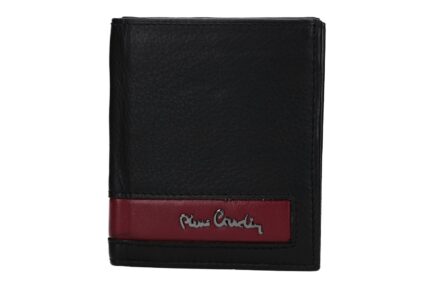 Tilak26 1812 Mini Vertical Leather Men's Wallet With Coin Purse And Flap Available In Two Variants Pierre Cardin