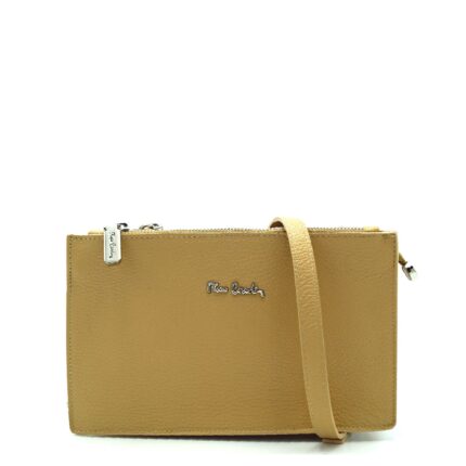 1710 DOLLARO Borsa Tracolla Donna con marchio Pierre Cardin Vera Pelle Made in Italy