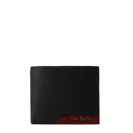 Tilak34 8804 Portafogli Uomo Modello Orizzontale Portadocumenti Logo In Metallo Pierre Cardin