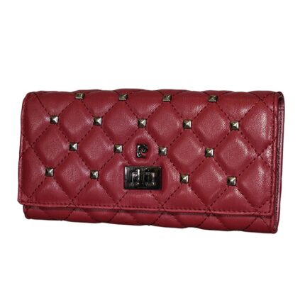 LADY06 8671 Portafoglio Donna Pierre Cardin Borchie Ricamo Logo