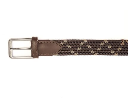 Pierre Cardin men's belt in elastic leather made in Italy PSN 6220
