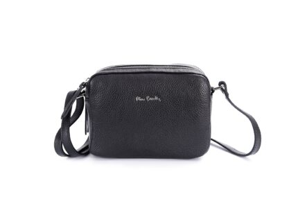 Borsa  Pierre Cardin Vera Pelle con doppia zip e tracolla 1591 Dollaro
