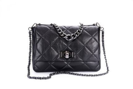 Borsa Donna Pierre Cardin in vera pelle con manico a catena 1874 FRZ SAUVAGE