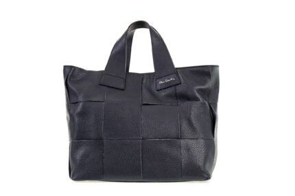 Borsa Pierre Cardin in vera pelle made in Italy intrecciata 1854 FRZ INTRECCIO