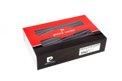 Confezione regalo uomo Pierre Cardin portafoglio e cintura logo a fuoco