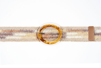 Cintura donna paglia intrecciata colorata Pierre Cardin CT 3255