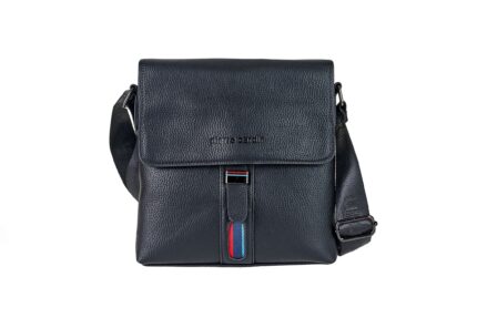Borsa a tracolla uomo Pierre Cardin con pattina in vera pelle  SP001 ALAN03