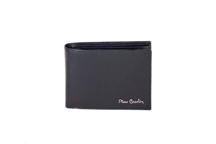 Pierre Cardin PIP01 8806 men's wallet with smooth texture and metal logo