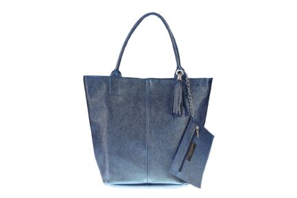 Borsa in vera pelle con nappina 4509 LUREX