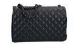 Quilted bag with leather and metal shoulder strap 1371 SAUVAGE - Image 3