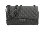 Quilted bag with leather and metal shoulder strap 1371 SAUVAGE - Image 4