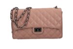 Quilted bag with leather and metal shoulder strap 1371 SAUVAGE - Image 5