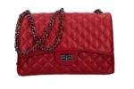Quilted bag with leather and metal shoulder strap 1371 SAUVAGE - Image 7