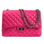 Quilted bag with leather and metal shoulder strap 1371 SAUVAGE - Image 10
