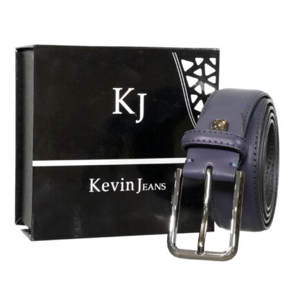 KEVIN JEANS MEN'S BELT WITH EMBROIDERY GENUINE LEATHER - ROB05 H09