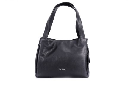 Shopping bag with double handle in leather - 1857 DOLLARO