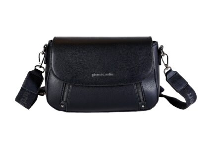 Faux leather bag with fabric shoulder strap Pierre Cardin - 1716 LONG08