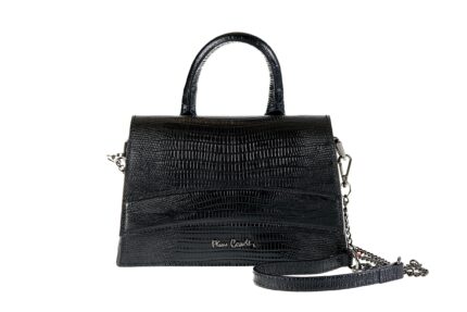 Lizard-style genuine leather bag model Pierre Cardin baguette - 1948 Lizard