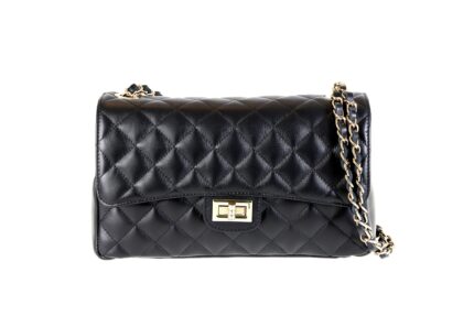 Quilted genuine leather bag with shoulder strap P.Cardin - 1371 FRZ