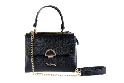 Pierre Cardin genuine leather bag with handle and shoulder strap - 1934 DOLLARO