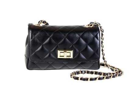 Quilted genuine leather bag with shoulder strap P. Cardin - 1372 frz