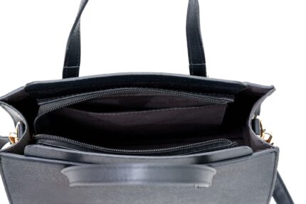 Pierre Cardin eco-leather bag with shoulder strap and double handle - WX01 2050
