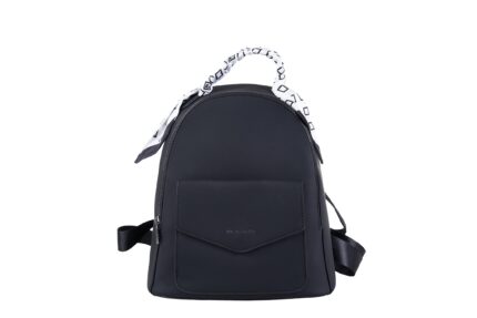 Pierre Cardin faux leather backpack with front pocket - IZA372 3876