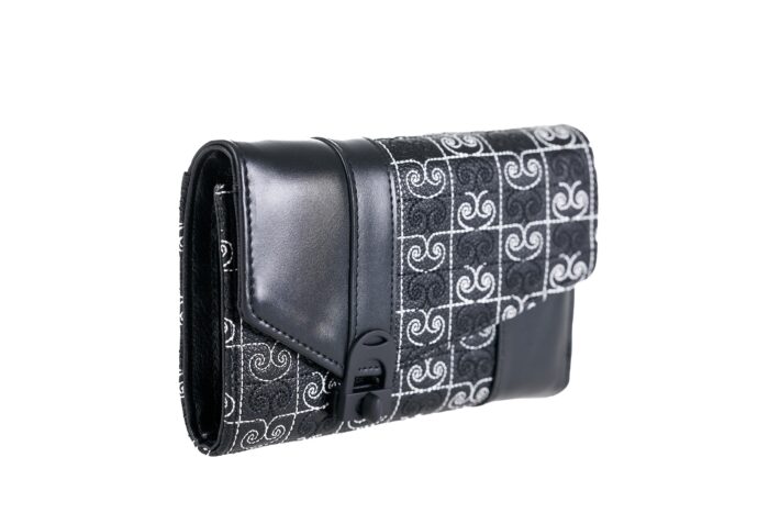 Pierre Cardin faux leather purse with clip closure - 1695 LADY67 - Image 10