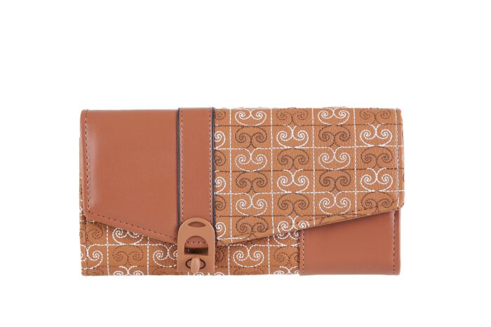 Pierre Cardin faux leather purse with clip closure - 1720 LADY67 - Image 5