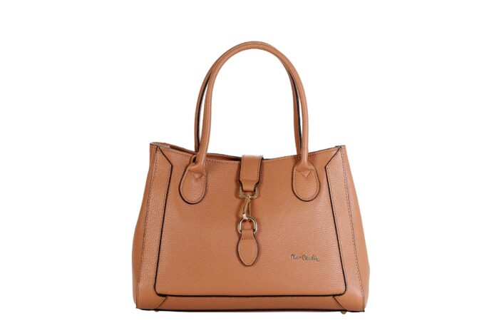 Pierre Cardin genuine leather bag with double handle and shoulder strap - 55086 DOLLARO - Image 2