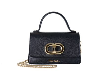 Pierre Cardin genuine leather bag with chain - 1970 DOLLARO