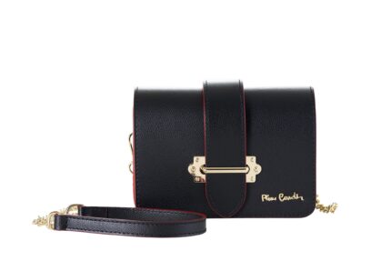 Pierre Cardin genuine leather palmellato model bag with shoulder strap - 1955 PALMELLATO