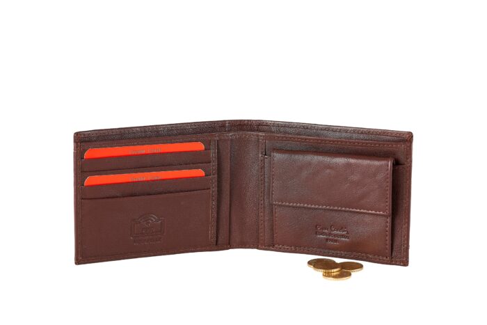 Men's wallet with stitched edge and Pierre Cardin metal logo - Tilak103 8805 - Image 4