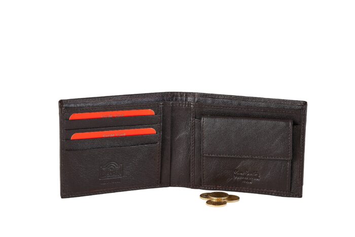 Men's wallet with stitched edge and Pierre Cardin metal logo - Tilak103 8805 - Image 5