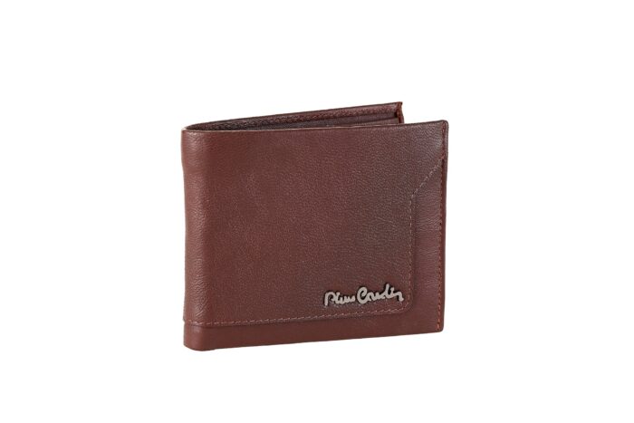 Men's wallet with stitched edge and Pierre Cardin metal logo - Tilak103 8805 - Image 1