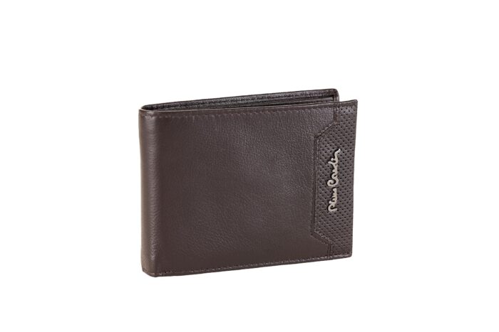 Men's wallet with stitched edge and Pierre Cardin metal logo - Tilak99 8824 - Image 3