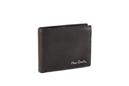 Men's wallet with stitched edge and Pierre Cardin metal logo - YS13 8806