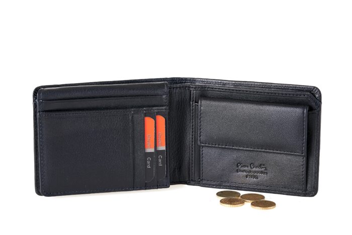 Men's wallet with stitched edge and Pierre Cardin metal logo - PIP05 8806 - Image 4