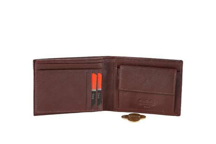 Men's wallet with stitched edge and Pierre Cardin metal logo - PIP05 8806 - Image 6
