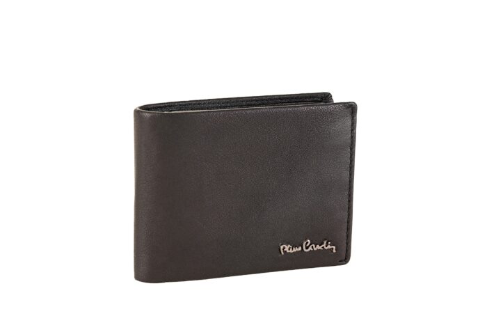 Men's wallet with stitched edge and Pierre Cardin metal logo - PIP05 8806 - Image 1