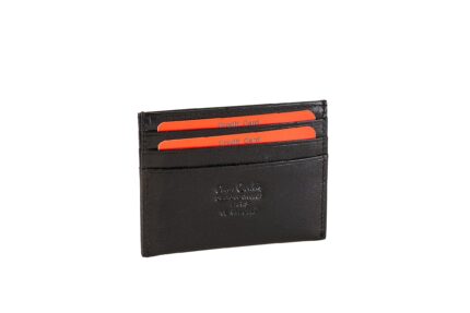 Men's card holder with stitched edge and Pierre Cardin embossed metal logo - Tilak52 475