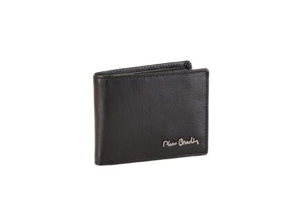 Men's wallet with stitched edge and Pierre Cardin metal logo - Tilak119 8806