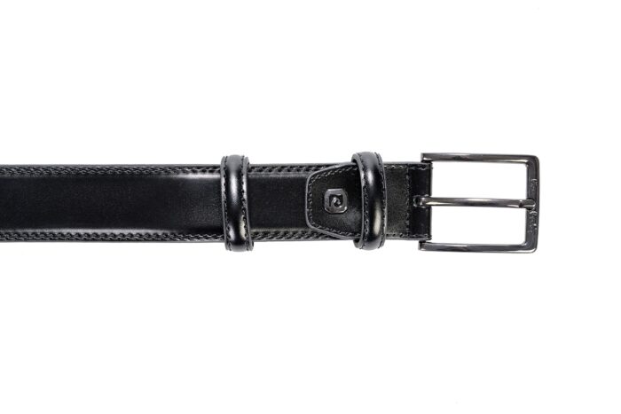 Genuine leather belt with double stitching PIERRE CARDIN - GG01 140221 - Image 2