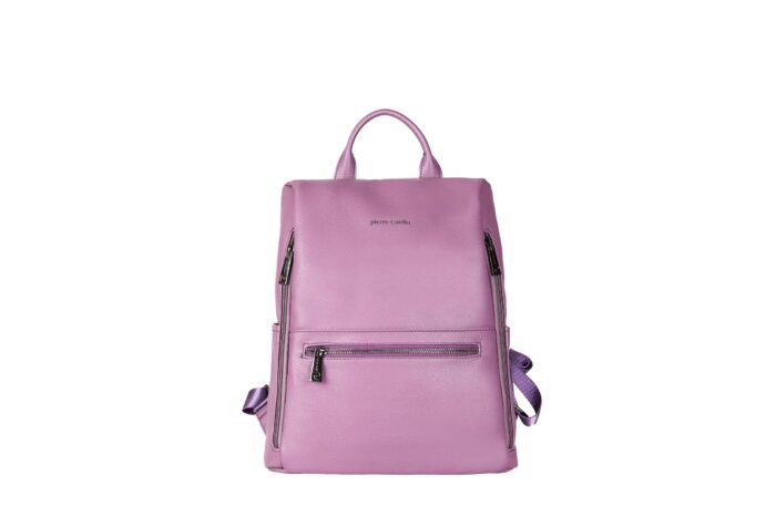 Backpack with front and back pocket in eco-leather P.CARDIN - LONG15 1943 - Image 1