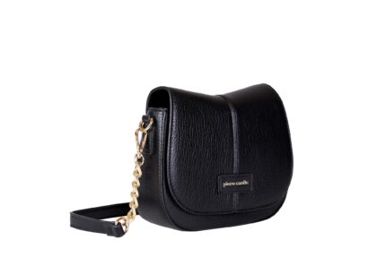 SHOULDER BAG WITH ECO-LEATHER SHOULDER STRAP P.CARDIN - 6613 GN25