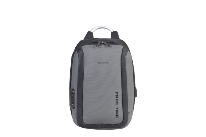 P.Cardin multi-pocket fabric Men's backpack with USB socket - ALAN05 4452 - Image 2