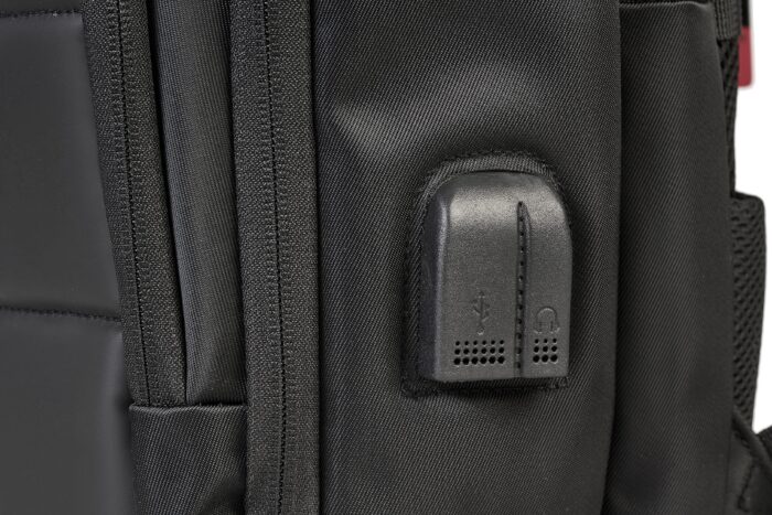 Pierre Cardin Multi-Pocket Fabric Men's Backpack with USB Socket - ALAN05 4449 - Image 3